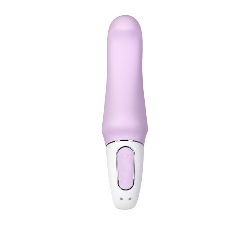 Сиреневый вибратор Satisfyer Charming Smile - 18,5 см.