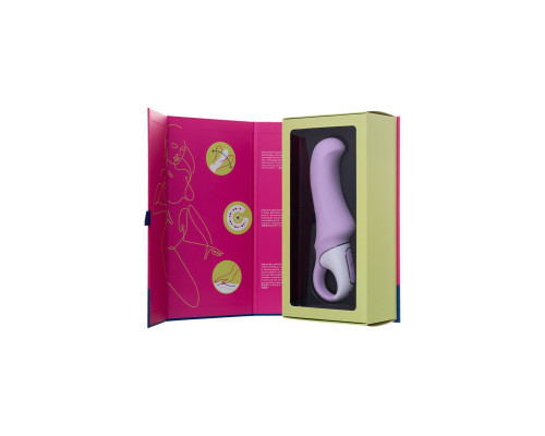 Заказать Сиреневый вибратор Satisfyer Charming Smile - 18,5 см.