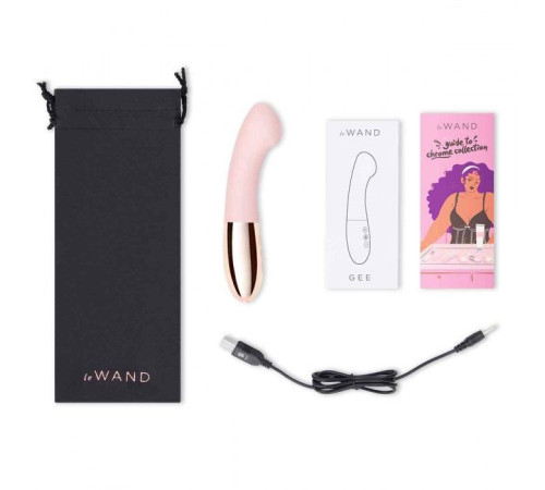 Розовый стимулятор для точки G Le Wand GEE - 16,6 см.