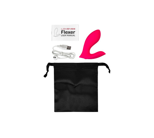 Розовый вибратор в трусики Flexer для стимуляции точки G Розовый вибратор в трусики Flexer для стимуляции точки G