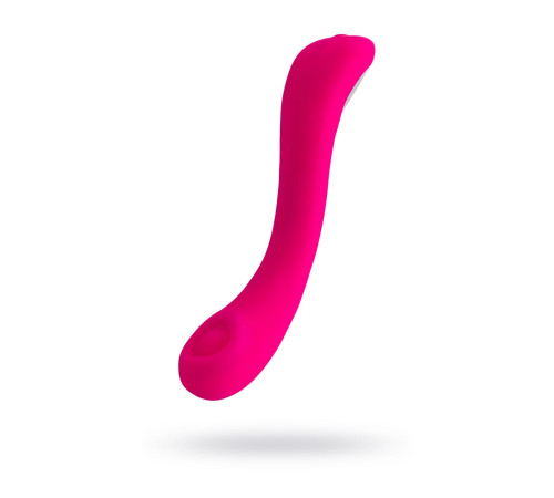 Ярко-розовый вибратор Lovense Osci 2 - 22 см.