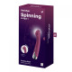 Заказать Сливовый вибратор для G-точки Spinning G-Spot 1 - 17 см.
