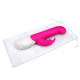 Заказать Розовый вибромассажер для G-точки Come hither G-Spot Rabbit - 24,5 см.