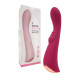 Малиновый вибратор для G-стимуляции - 19,1 см.