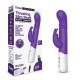 Заказать Фиолетовый массажер для G-точки Slim Shaft thrusting G-spot Rabbit - 23 см.
