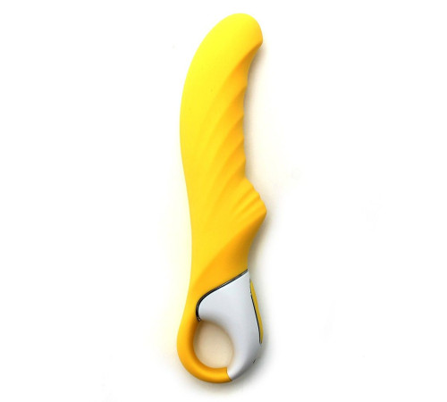 Жёлтый вибратор Satisfyer Yummy Sunshine - 22,5 см. Жёлтый вибратор Satisfyer Yummy Sunshine - 22,5 см.