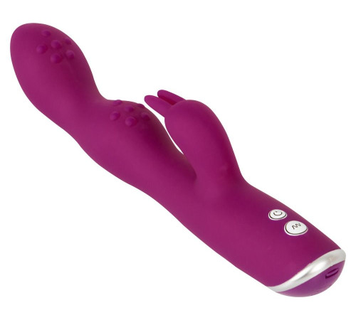 Фиолетовый вибратор A   G-Spot Rabbit Vibrator для стимуляции зон G и A - 23,6 см.