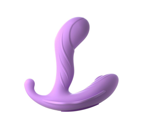 Сиреневый вибратор для зоны G с пультом ДУ G-Spot Stimulate-Her Сиреневый вибратор для зоны G с пультом ДУ G-Spot Stimulate-Her