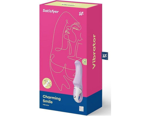 Заказать Сиреневый вибратор Satisfyer Charming Smile - 18,5 см.