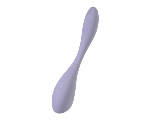 Заказать Сиреневый гибкий вибратор Satisfyer G-Spot Flex 5+ - 19,6 см.