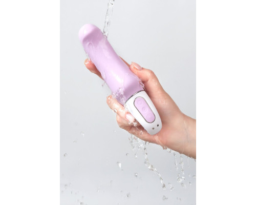 Заказать Сиреневый вибратор Satisfyer Charming Smile - 18,5 см.