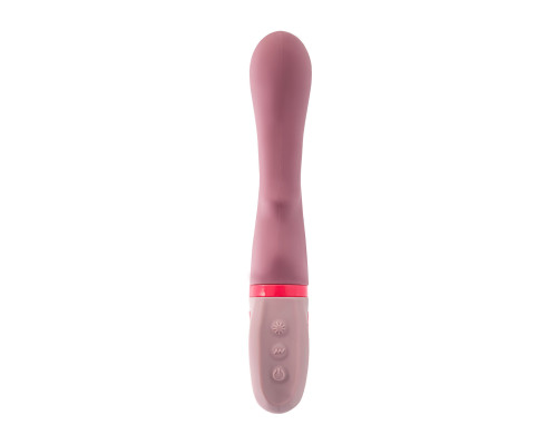 Розовый вибратор для G-стимуляции Rose - 19 см. Розовый вибратор для G-стимуляции Rose - 19 см.