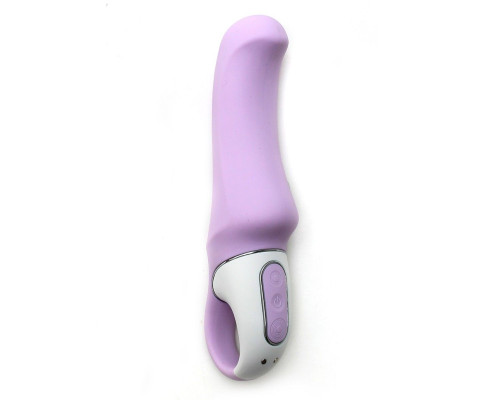 Заказать Сиреневый вибратор Satisfyer Charming Smile - 18,5 см.