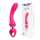 Заказать Розовый изогнутый вибромассажер Moon Vibrator - 21,1 см.