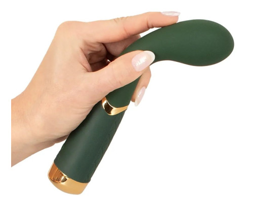 Заказать Зеленый стимулятор точки G Luxurious G-Spot Massager - 19,5 см.