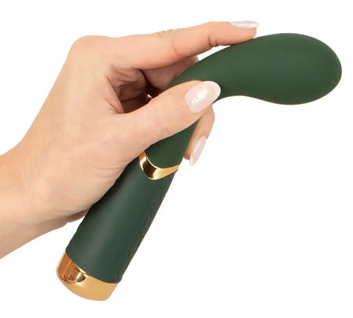Зеленый стимулятор точки G Luxurious G-Spot Massager - 19,5 см.