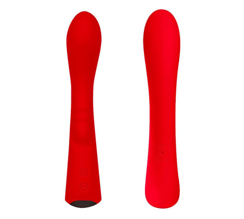 Красный вибромассажер 6  Silicone G-Spot Fun - 19,1 см.