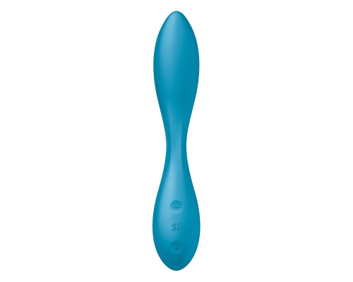 Заказать Синий гибкий вибратор Satisfyer G-Spot Flex 1 - 19,5 см.