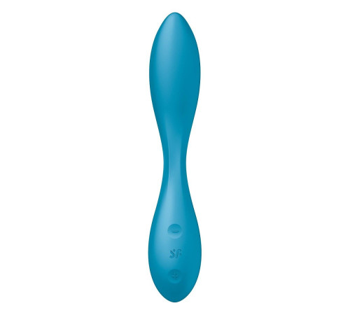 Синий гибкий вибратор Satisfyer G-Spot Flex 1 - 19,5 см. Синий гибкий вибратор Satisfyer G-Spot Flex 1 - 19,5 см.