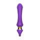 Заказать Фиолетовый изогнутый вибромассажер Moon Vibrator - 21,1 см.