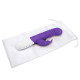 Заказать Фиолетовый массажер для G-точки Slim Shaft thrusting G-spot Rabbit - 23 см.