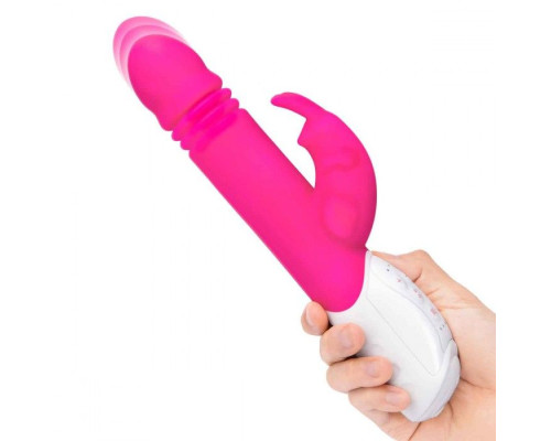 Заказать Розовый пульсирующий вибромассажер G-Spot Thrusting Rabbit - 24 см. Заказать Розовый пульсирующий вибромассажер G-Spot Thrusting Rabbit - 24 см.