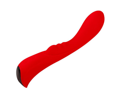 Заказать Красный вибромассажер 6  Silicone G-Spot Fun - 19,1 см.