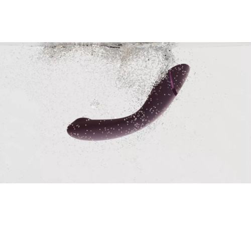 Сливовый стимулятор G-точки Womanizer OG c технологией Pleasure Air и вибрацией - 17,7 см.