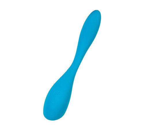 Синий гибкий вибратор Satisfyer G-Spot Flex 5+ - 19,6 см. Синий гибкий вибратор Satisfyer G-Spot Flex 5+ - 19,6 см.
