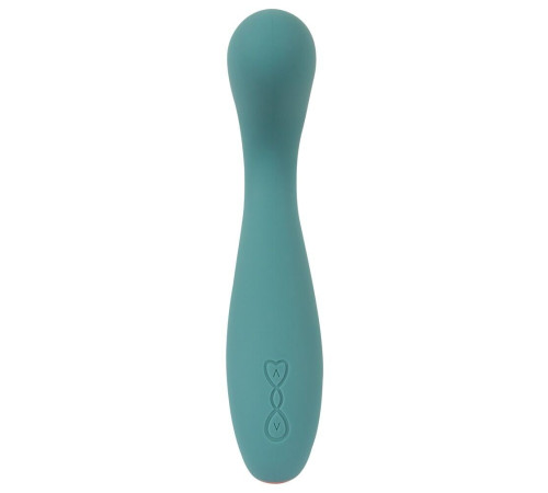 Бирюзовый вибратор для точки G The Magician G-Spot Vibrator - 19 см.