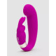 Заказать Лиловый вибратор Mini G-Spot Curve Vibe с клиторальным зайчиком
