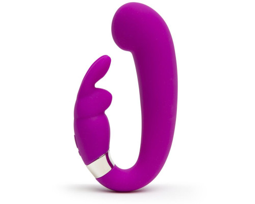 Заказать Лиловый вибратор Mini G-Spot Curve Vibe с клиторальным зайчиком Заказать Лиловый вибратор Mini G-Spot Curve Vibe с клиторальным зайчиком