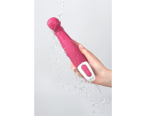 Заказать Вибратор Satisfyer Petting Hippo с загнутым кончиком - 22,9 см.