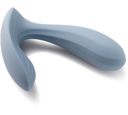 Голубой интерактивный вибромассажер Erica