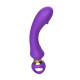 Заказать Фиолетовый изогнутый вибромассажер Moon Vibrator - 21,1 см.