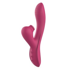 Розовый вибратор-кролик Dual G-Spot Vibe - 22,5 см.