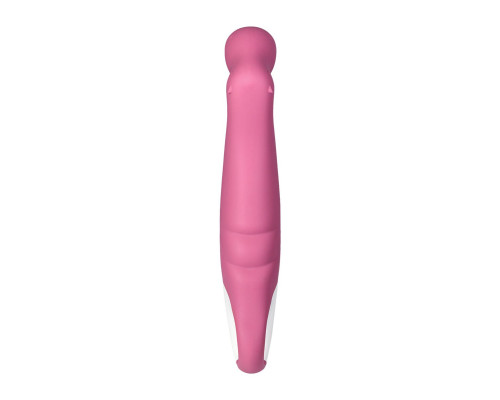 Заказать Вибратор Satisfyer Petting Hippo с загнутым кончиком - 22,9 см.