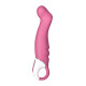 Заказать Вибратор Satisfyer Petting Hippo с загнутым кончиком - 22,9 см.