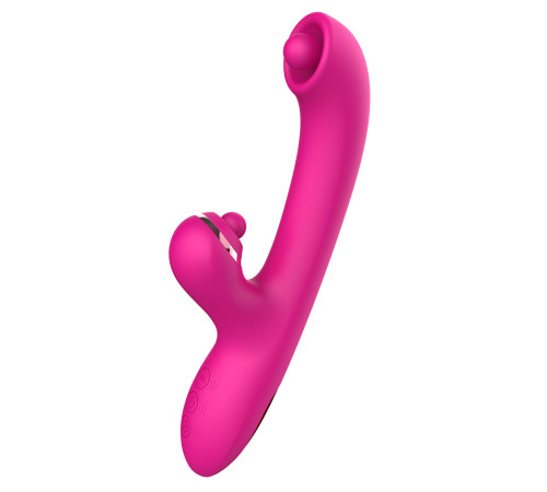 Розовый вибратор-кролик с усиленной стимуляцией точки G