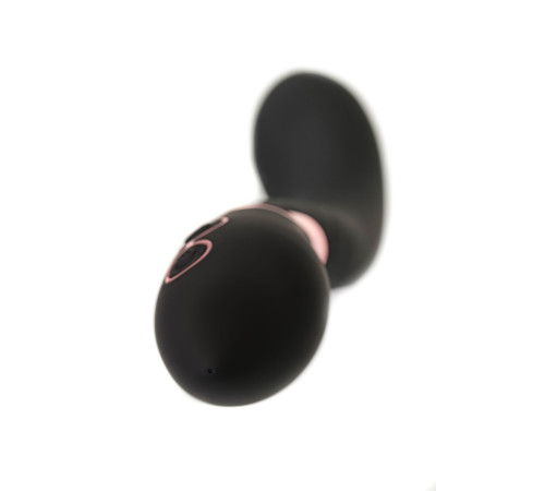 Черный силиконовый вибратор Torrent - 20,5 см.