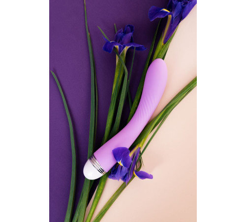 Фиолетовый вибратор Lantana - 22 см.
