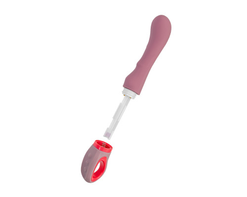 Розовый вибратор для G-стимуляции Rose - 19 см. Розовый вибратор для G-стимуляции Rose - 19 см.
