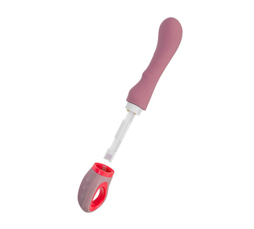 Розовый вибратор для G-стимуляции Rose - 19 см. Розовый вибратор для G-стимуляции Rose - 19 см.