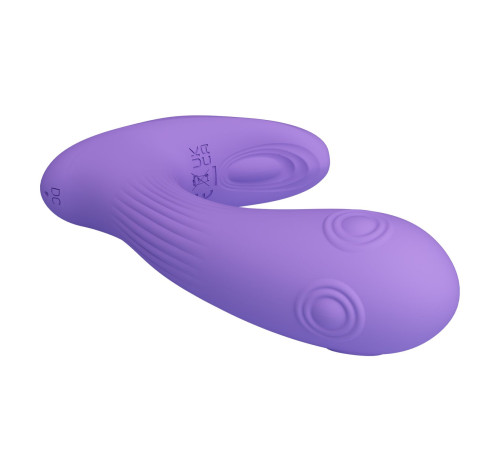 Сиреневый вибратор Andromeda с функцией постукивания
