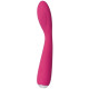 Заказать Ярко-розовый G-стимулятор IRIS Clitoral G-spot Vibrator - 18 см.