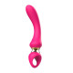 Заказать Розовый изогнутый вибромассажер Moon Vibrator - 21,1 см.