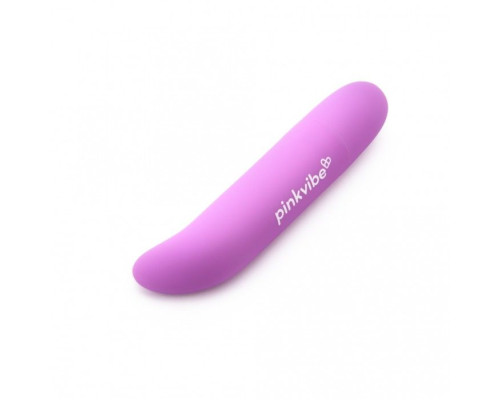 Заказать Фиолетовый вибромассажер Pink Vibe для стимуляции точки G и клитора - 12,2 см.