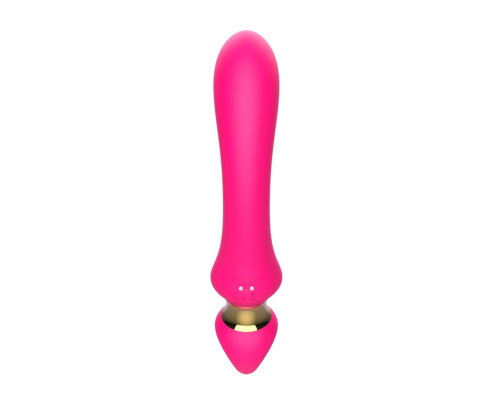 Заказать Розовый изогнутый вибромассажер Moon Vibrator - 21,1 см.