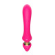Заказать Розовый изогнутый вибромассажер Moon Vibrator - 21,1 см.