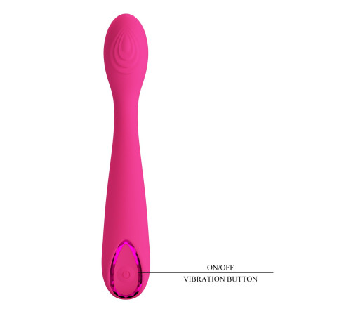 Розовый массажёр с мощной вибрацией Jessica - 15,8 см.